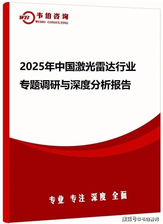 韦伯咨询：2025年中国激光雷达行业专题调研与深度分析报告